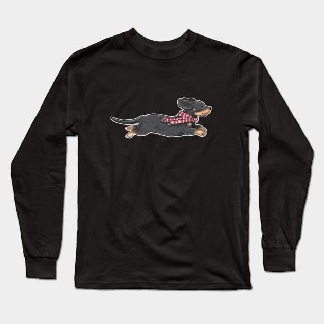 Dachshund Long Sleeve T-Shirt by Elspeth Rose Design